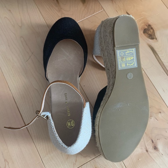 Ankle-strap platform espadrilles Sz 7 - Picture 3 of 5